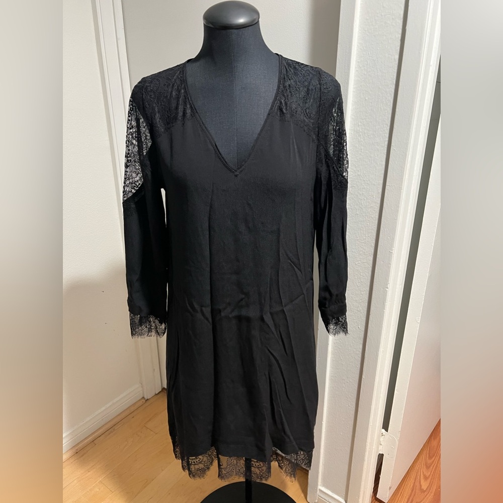 Black lace dress